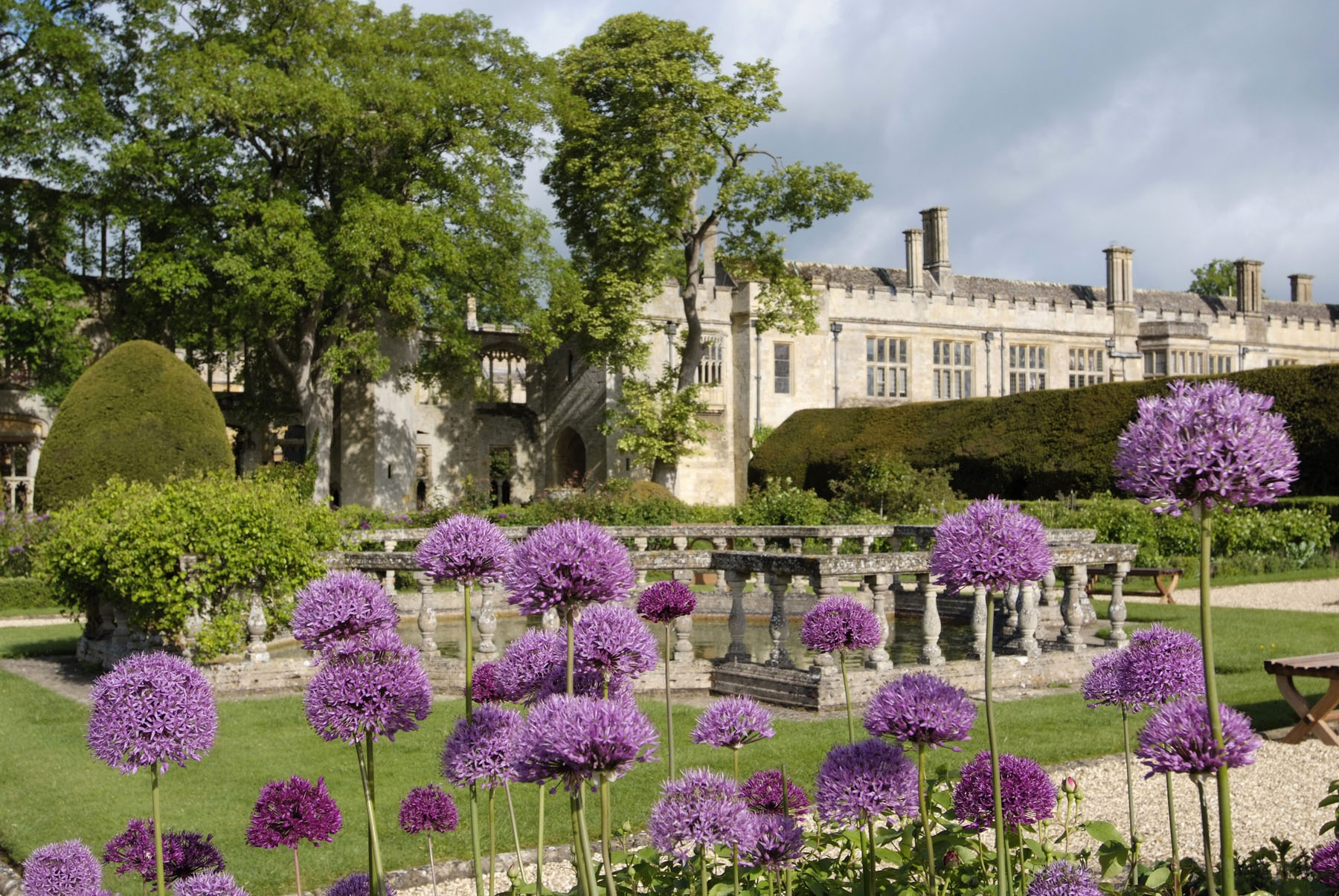 The gardens at Sudeley Castle